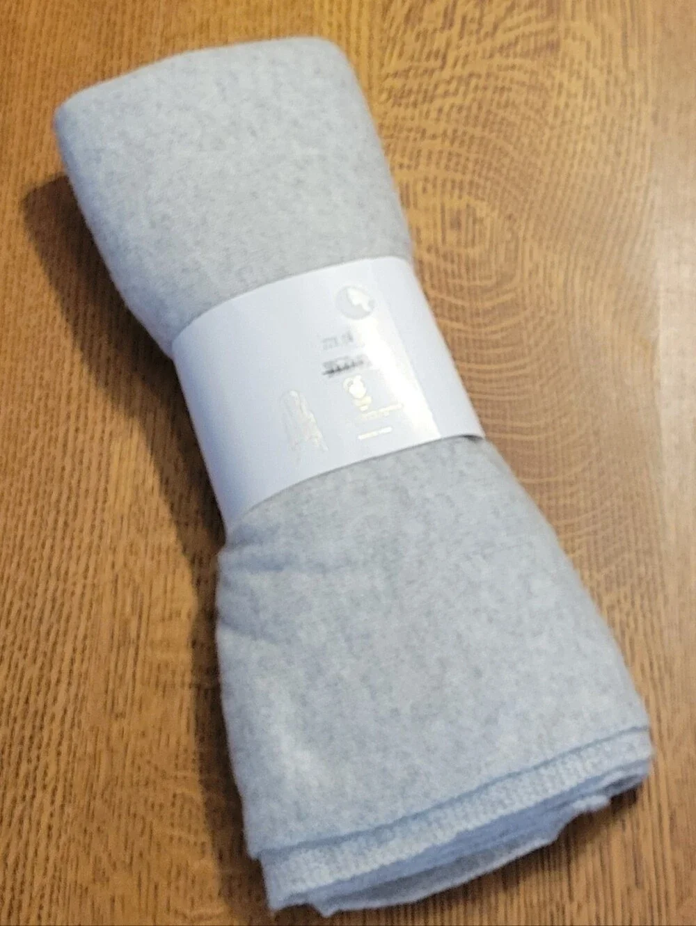 J. Crew 100% Cashmere Oversized Wrap - Light heather grey
